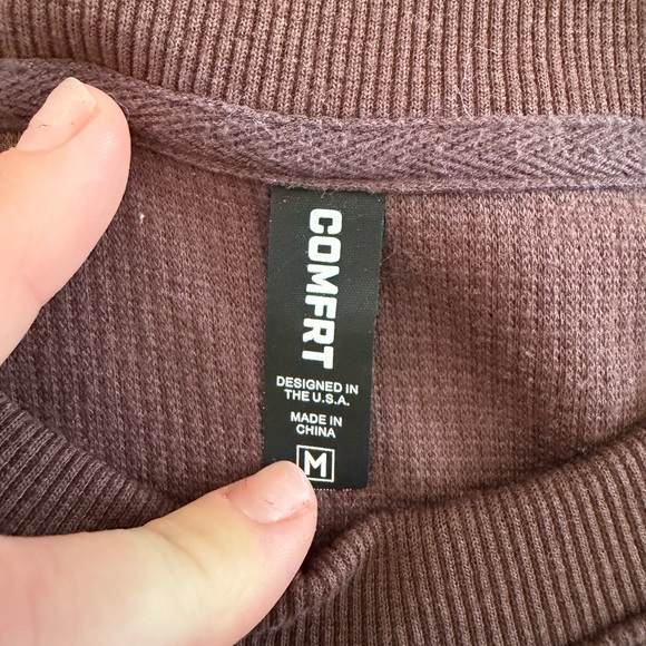 Comfrt Chocolate Brown Sweatshirt - Picture 6 of 6